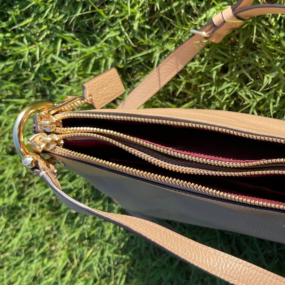Gently used Coach bag. Tan. - Picture 8 of 14